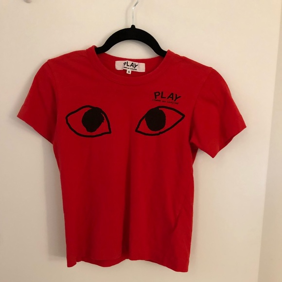 commes de garcon t shirt women's